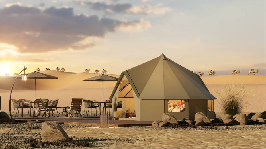 鄂尔多斯露营酒店帐篷厂家